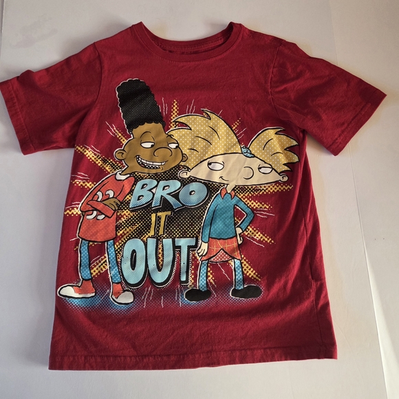 Nickelodeon Other - Nickelodeon Hey Arnold  'Bro It Out' Animated Graphic Tee